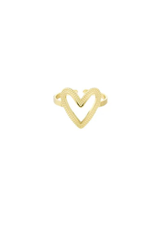 Forever love ring gold