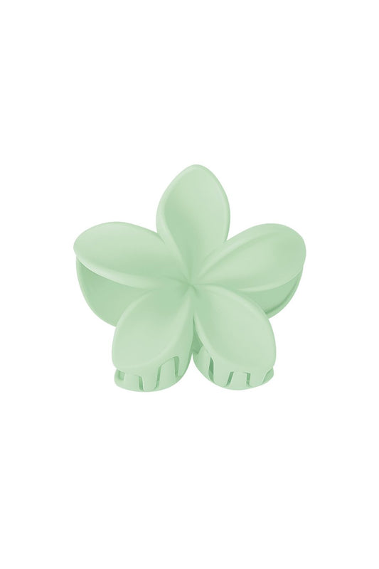 Hairclip flower green