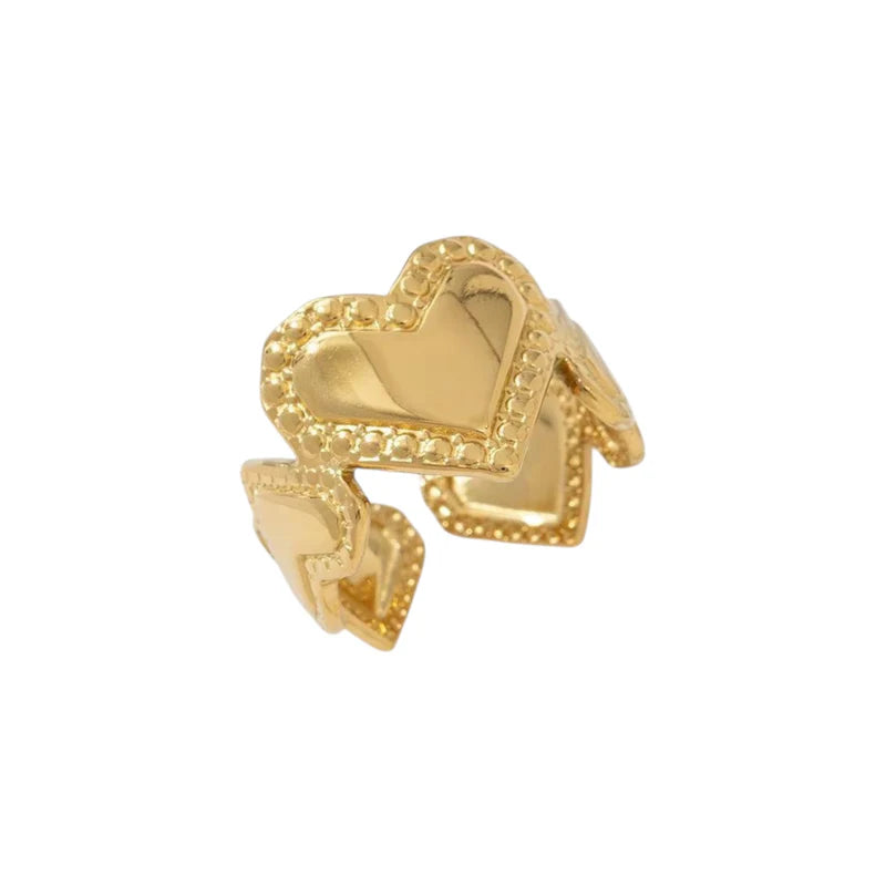 Heartless love ring gold