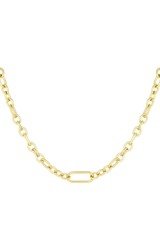 link necklace gold