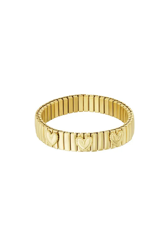 Love link bracelet gold