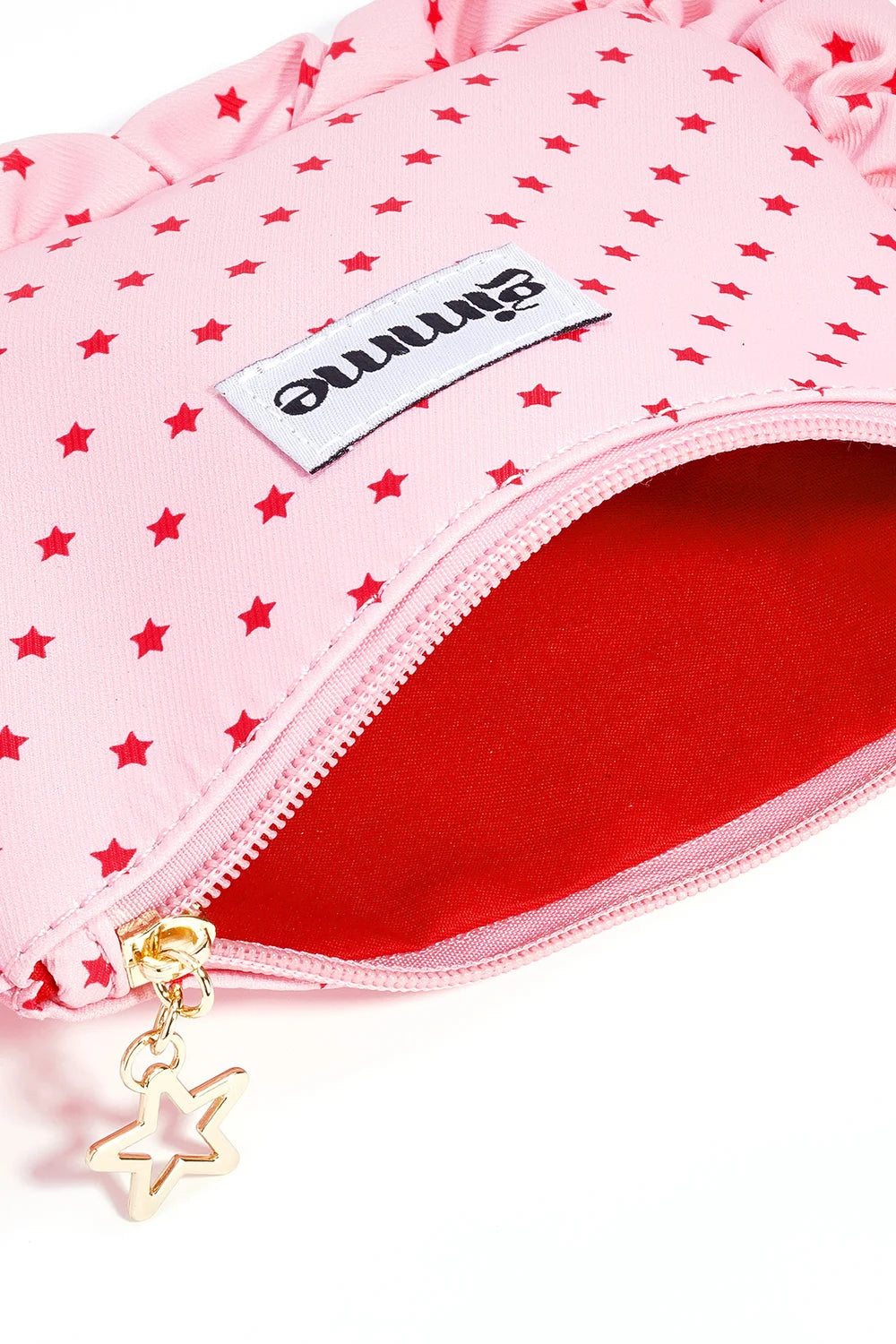 make up bag star pink