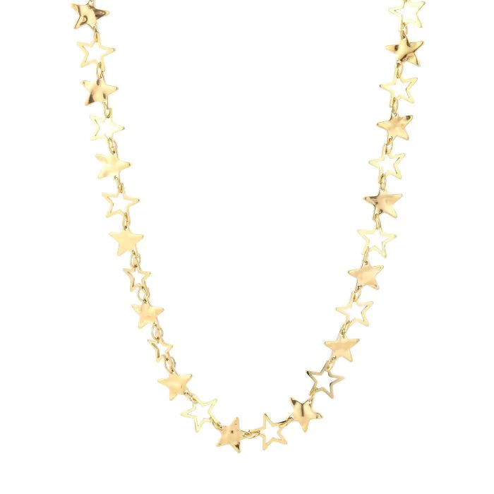 necklace more stars gold