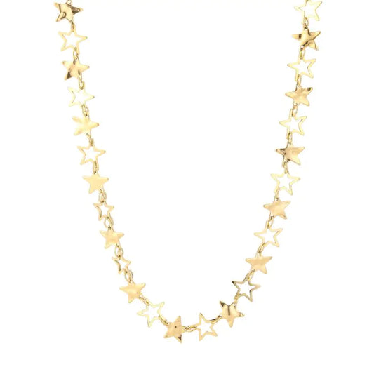 necklace more stars gold