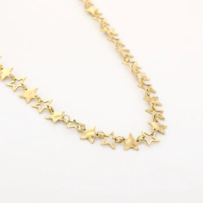 necklace more stars gold