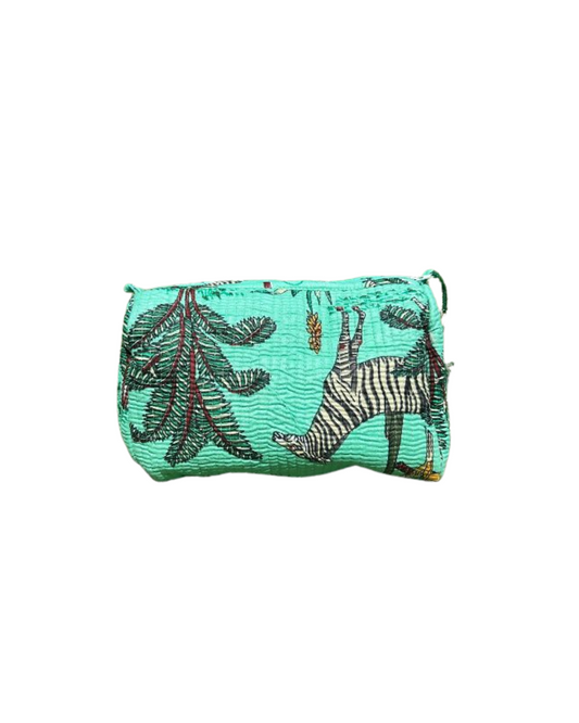 Tropical mint toiletry bag L