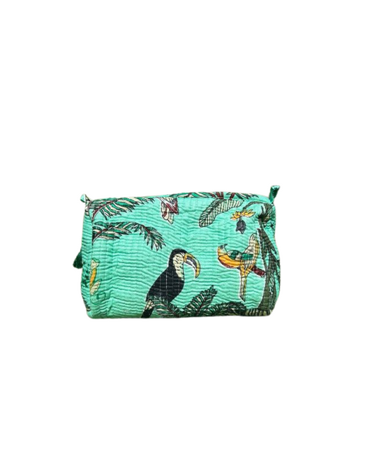 Tropical mint toiletry bag M