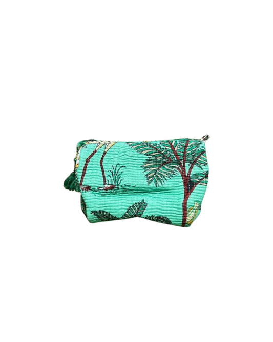 Tropical mint toiletry bag S