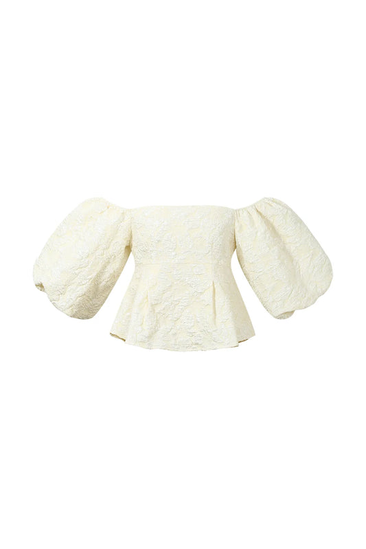 Puff sleeve top