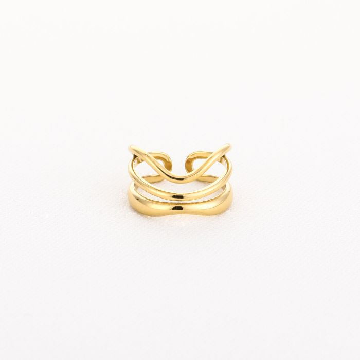 Ring little wave gold