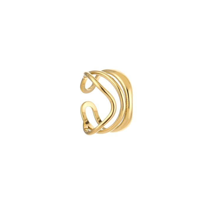 Ring little wave gold