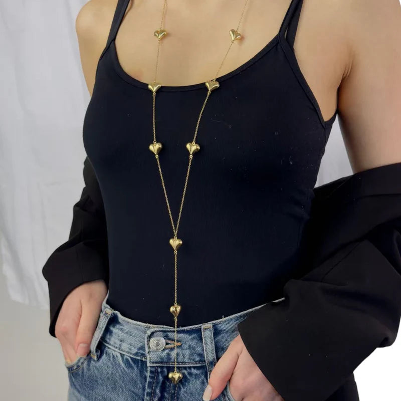 Serena necklace long gold