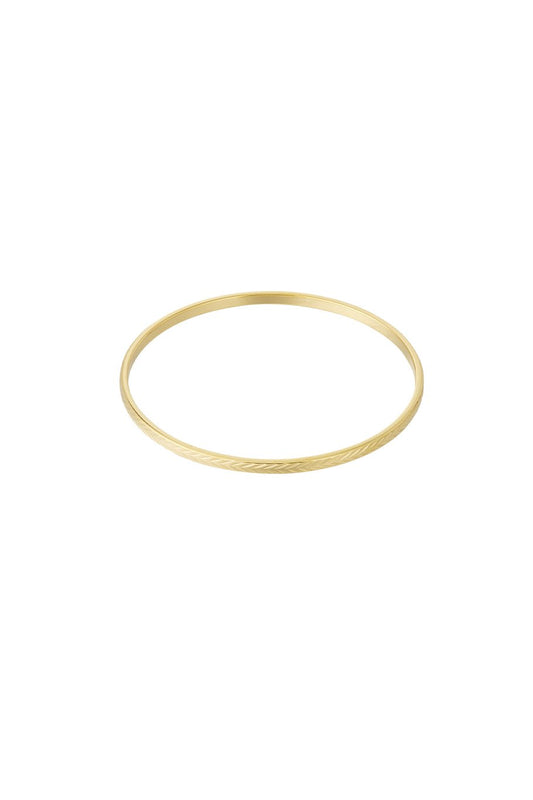 Small bangle arrow silver