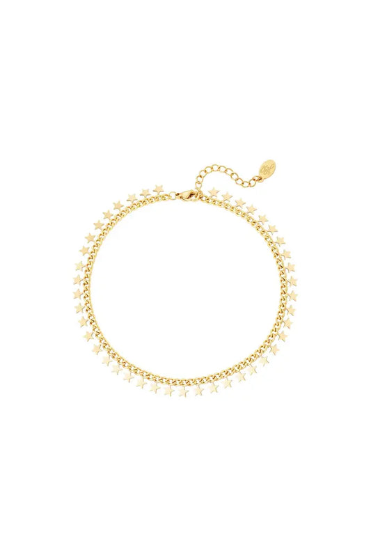 Stars bracelet gold