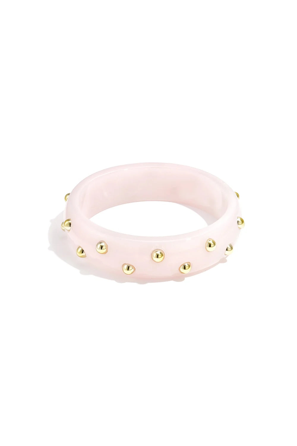 Bangle stud light pink