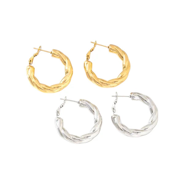 Swing hoop silver