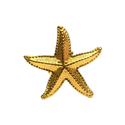 Seastar ring gold